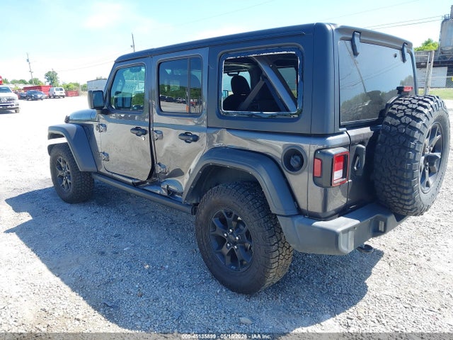 45135899 :رقم المزاد ، 1C4HJXDN5NW150978 vin ، 2022 Jeep Wrangler Unlimited Willys Sport 4x4 مزاد بيع
