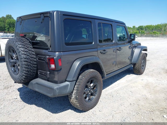 45135899 :رقم المزاد ، 1C4HJXDN5NW150978 vin ، 2022 Jeep Wrangler Unlimited Willys Sport 4x4 مزاد بيع