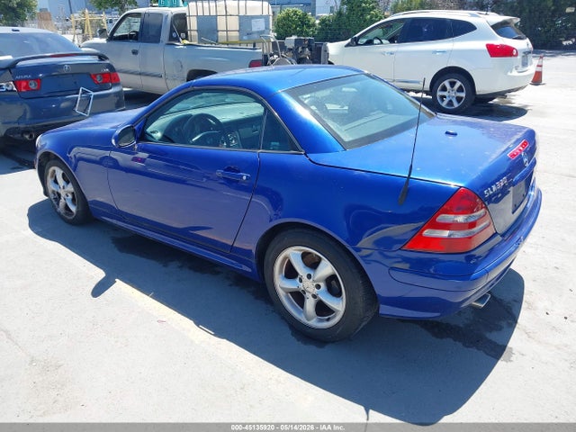 45135920 :رقم المزاد ، WDBKK65F31F193521 vin ، 2001 Mercedes-benz Slk 320 مزاد بيع