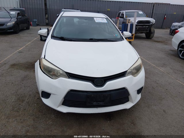 2014 Toyota Corolla Le მანქანა იყიდება აუქციონზე, vin: 5YFBURHE8EP011262, აუქციონის ნომერი: 45135968