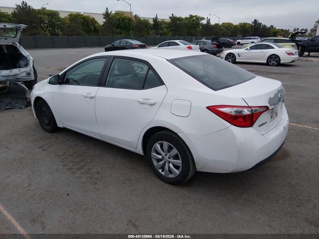 2014 Toyota Corolla Le მანქანა იყიდება აუქციონზე, vin: 5YFBURHE8EP011262, აუქციონის ნომერი: 45135968