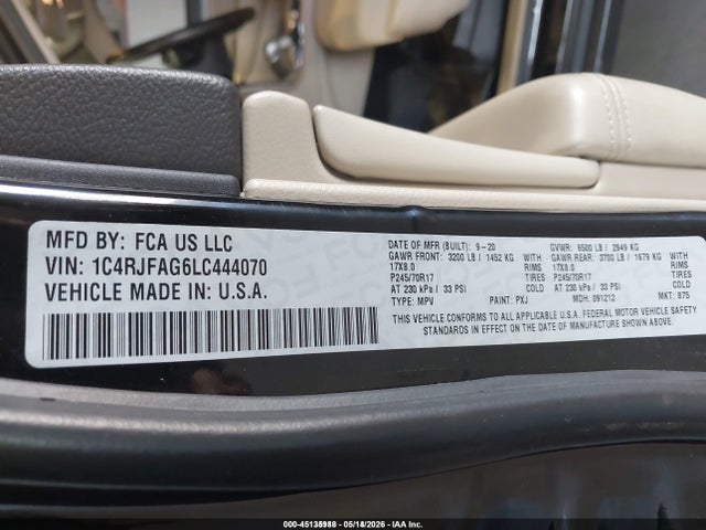 Jeep Grand Cherokee Laredo E 4x4 2020 1C4RJFAG6LC444070 Image 9
