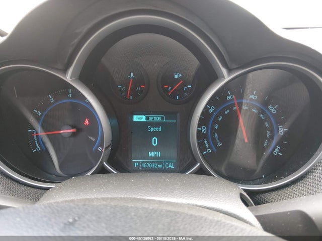 Продаж на аукціоні авто 2013 Chevrolet Cruze 1lt Auto, vin: 1G1PC5SB9D7126641, номер лоту: 45136062