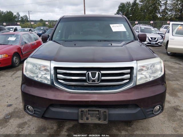 2013 Honda Pilot Ex-l მანქანა იყიდება აუქციონზე, vin: 5FNYF4H59DB078261, აუქციონის ნომერი: 45136357