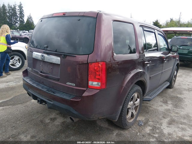 2013 Honda Pilot Ex-l მანქანა იყიდება აუქციონზე, vin: 5FNYF4H59DB078261, აუქციონის ნომერი: 45136357