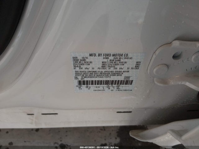 Ford Explorer Active 2026 1FMUK8DHXTGA11573 Image 9