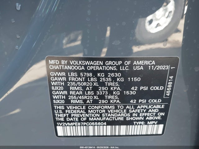 Продаж на аукціоні авто 2023 Volkswagen Id.4 Pro/pro S, vin: 1V2VMPE87PC055604, номер лоту: 45136414