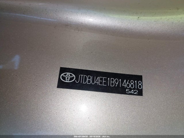 Продажа на аукционе авто 2011 Toyota Corolla S/le, vin: JTDBU4EE1B9146818, номер лота: 45136439