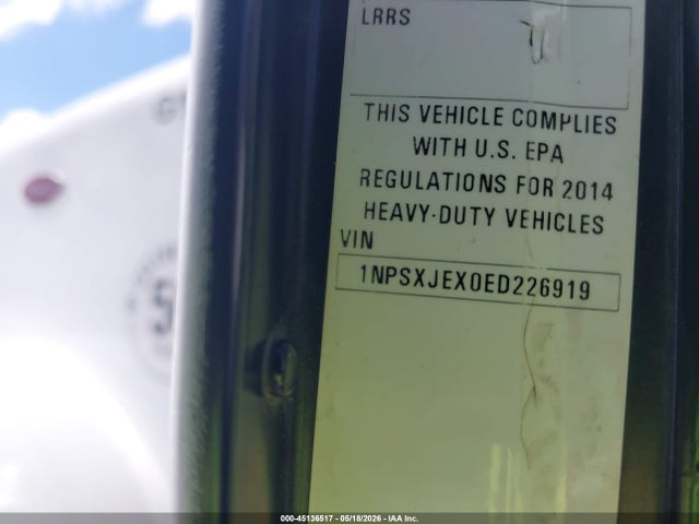2014 Peterbilt 365 მანქანა იყიდება აუქციონზე, vin: 1NPSXJEX0ED226919, აუქციონის ნომერი: 45136517