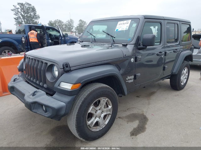 2021 Jeep Wrangler Unlimited Sport S 4x4 მანქანა იყიდება აუქციონზე, vin: 1C4HJXDN3MW522252, აუქციონის ნომერი: 45136550