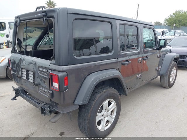 2021 Jeep Wrangler Unlimited Sport S 4x4 მანქანა იყიდება აუქციონზე, vin: 1C4HJXDN3MW522252, აუქციონის ნომერი: 45136550