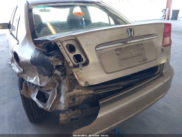 Aukcja sprzedaży 2001 Honda Civic Lx, vin: 2HGES16561H565845, numer aukcji: 45136618