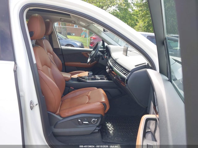 2018 Audi Q7 3.0t Premium მანქანა იყიდება აუქციონზე, vin: WA1VAAF76JD037622, აუქციონის ნომერი: 45136634