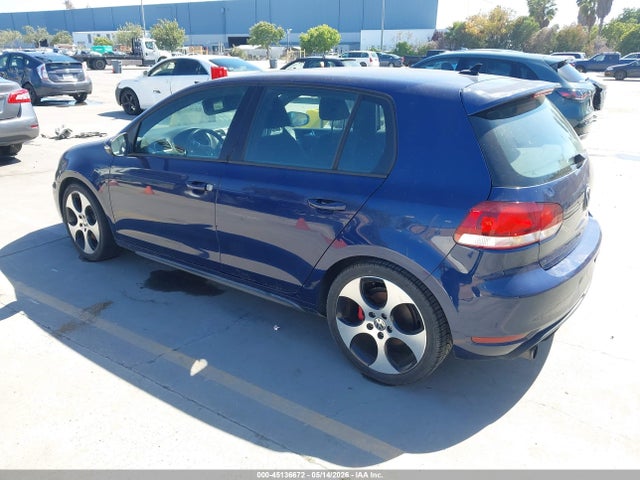2012 Volkswagen Gti 4-door მანქანა იყიდება აუქციონზე, vin: WVWHD7AJ2CW253765, აუქციონის ნომერი: 45136672