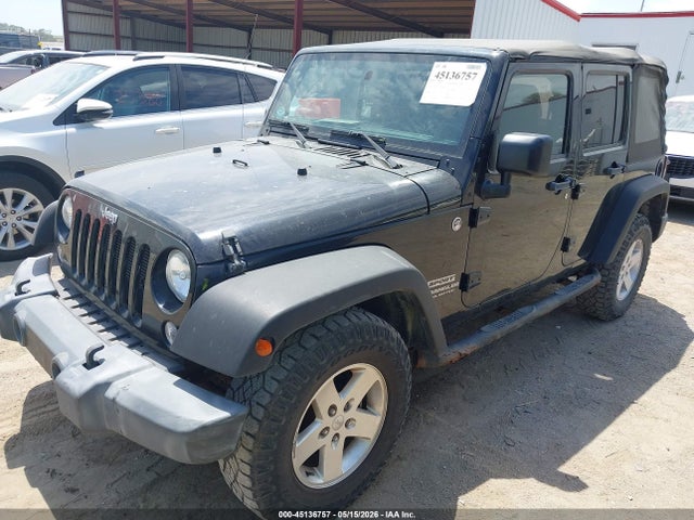 45136757 :رقم المزاد ، 1C4HJWDG3FL537270 vin ، 2015 Jeep Wrangler Unlimited Sport مزاد بيع