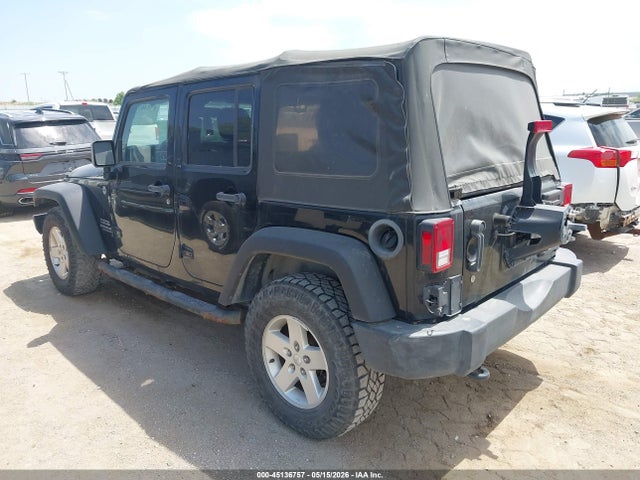 45136757 :رقم المزاد ، 1C4HJWDG3FL537270 vin ، 2015 Jeep Wrangler Unlimited Sport مزاد بيع