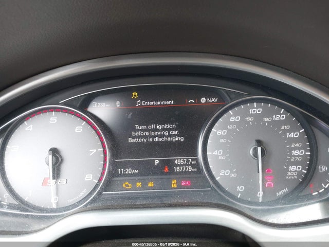 Продаж на аукціоні авто 2015 Audi S8 4.0t, vin: WAUK2AFD0FN015397, номер лоту: 45136805