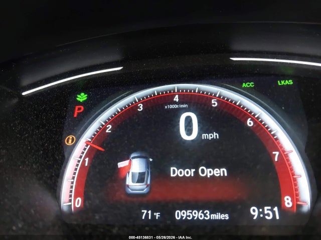 45136831 :رقم المزاد ، 2HGFC4B81KH308628 vin ، 2019 Honda Civic Sport مزاد بيع