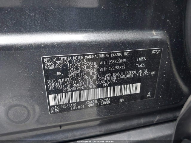 Toyota Rav4 Xle Premium 2021 2T3A1RFV1MC187616 Image 9