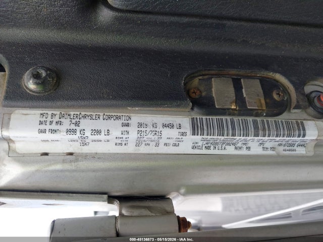 45136873 :رقم المزاد ، 1J4FA39S73P302467 vin ، 2003 Jeep Wrangler X مزاد بيع