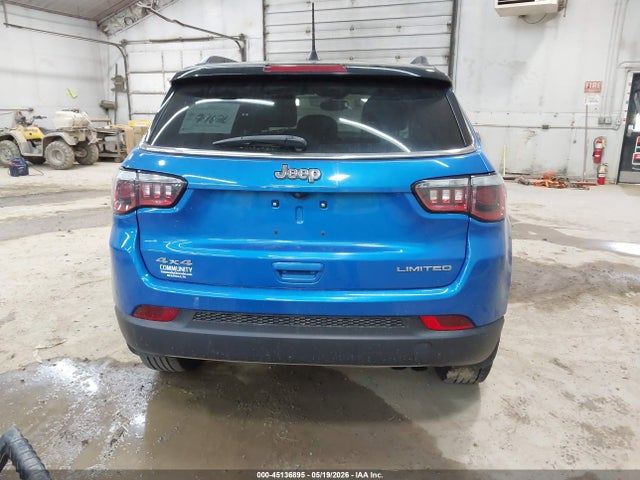2018 Jeep Compass Limited 4x4 მანქანა იყიდება აუქციონზე, vin: 3C4NJDCB9JT117085, აუქციონის ნომერი: 45136895