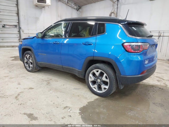 2018 Jeep Compass Limited 4x4 მანქანა იყიდება აუქციონზე, vin: 3C4NJDCB9JT117085, აუქციონის ნომერი: 45136895