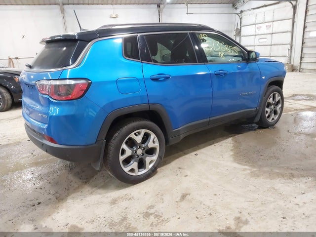 2018 Jeep Compass Limited 4x4 მანქანა იყიდება აუქციონზე, vin: 3C4NJDCB9JT117085, აუქციონის ნომერი: 45136895