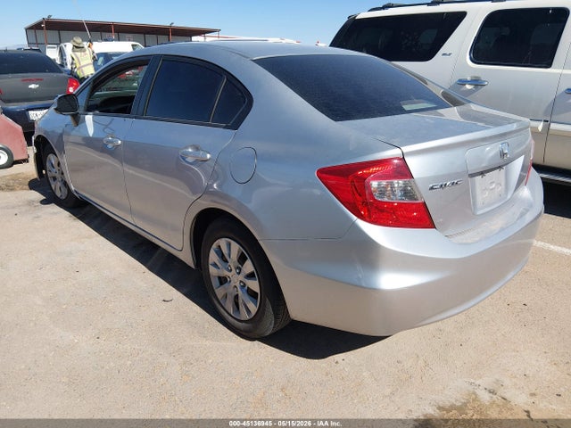 Aukcja sprzedaży 2012 Honda Civic Lx, vin: 19XFB2F55CE023191, numer aukcji: 45136945