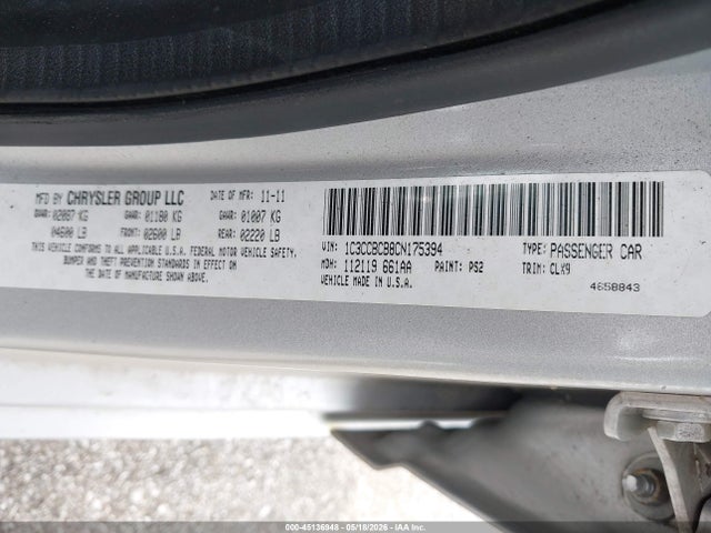 Продаж на аукціоні авто 2012 Chrysler 200 Limited, vin: 1C3CCBCB8CN175394, номер лоту: 45136948
