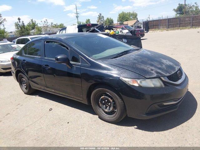 2013 Honda Civic Lx მანქანა იყიდება აუქციონზე, vin: 2HGFB2F54DH511961, აუქციონის ნომერი: 45136968
