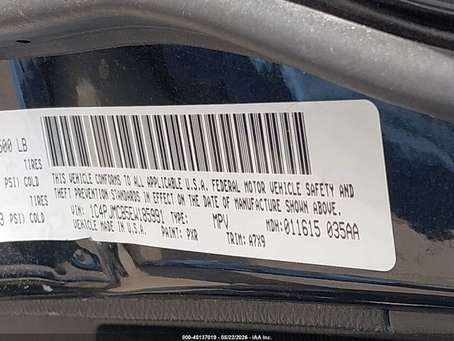 2014 Jeep Cherokee Latitude მანქანა იყიდება აუქციონზე, vin: 1C4PJMCB5EW185991, აუქციონის ნომერი: 45137019