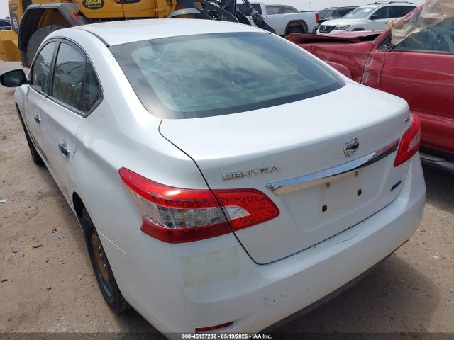 2014 Nissan Sentra Fe+ S/fe+ Sv/s/sl/sr/sv მანქანა იყიდება აუქციონზე, vin: 3N1AB7AP3EL680072, აუქციონის ნომერი: 45137202