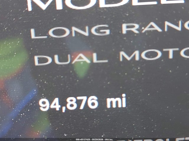 45137425 :رقم المزاد ، 5YJ3E1EB9LF711975 vin ، 2020 Tesla Model 3 Long Range Dual Motor All-wheel Drive مزاد بيع