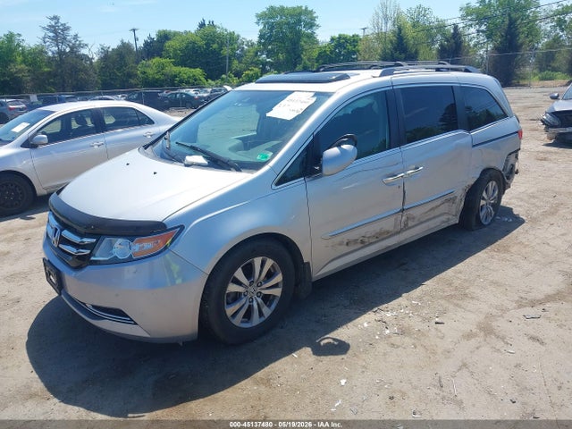 2014 Honda Odyssey Ex-l მანქანა იყიდება აუქციონზე, vin: 5FNRL5H67EB019125, აუქციონის ნომერი: 45137480