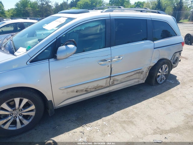 2014 Honda Odyssey Ex-l მანქანა იყიდება აუქციონზე, vin: 5FNRL5H67EB019125, აუქციონის ნომერი: 45137480