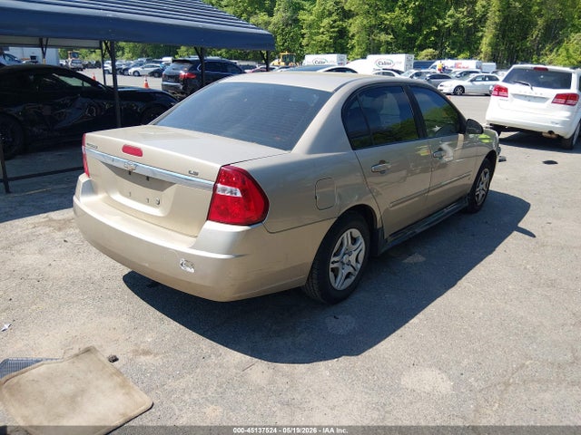 Продажа на аукционе авто 2006 Chevrolet Malibu Ls, vin: 1G1ZS51F56F164358, номер лота: 45137524