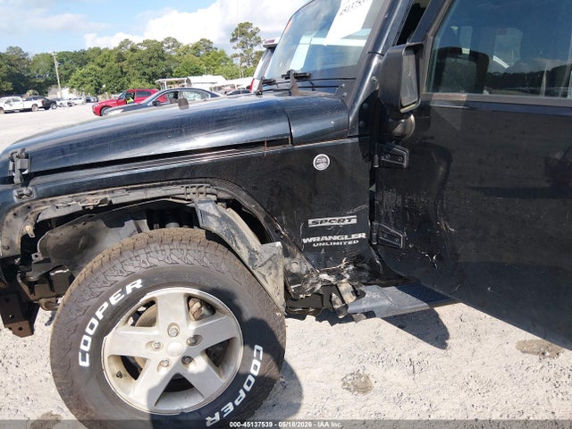 Продаж на аукціоні авто 2016 Jeep Wrangler Unlimited Sport, vin: 1C4BJWDG1GL329993, номер лоту: 45137539