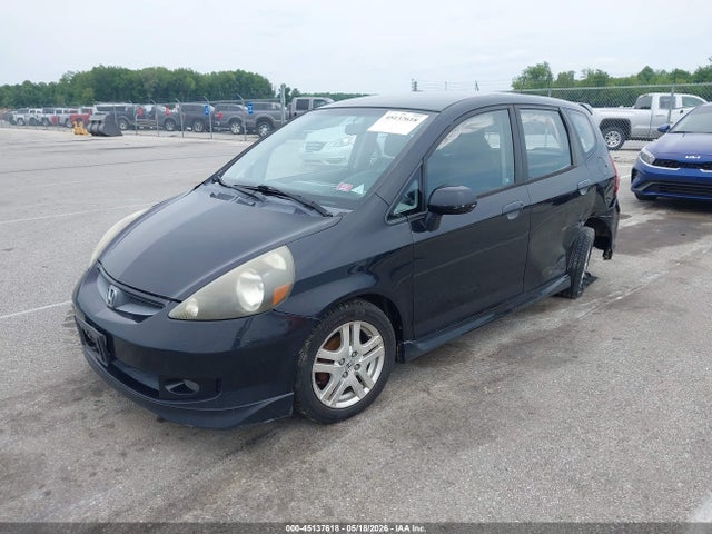 45137618 :رقم المزاد ، JHMGD38657S060754 vin ، 2007 Honda Fit Sport مزاد بيع