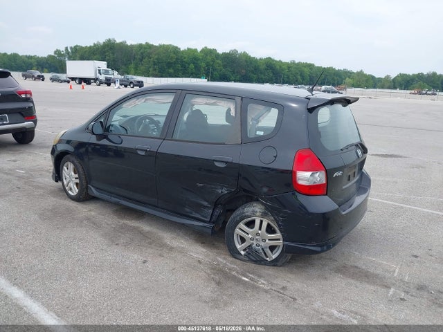 45137618 :رقم المزاد ، JHMGD38657S060754 vin ، 2007 Honda Fit Sport مزاد بيع