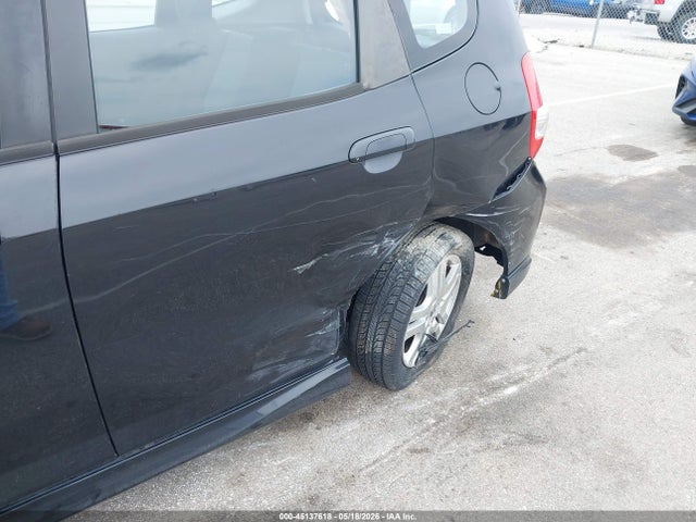 45137618 :رقم المزاد ، JHMGD38657S060754 vin ، 2007 Honda Fit Sport مزاد بيع