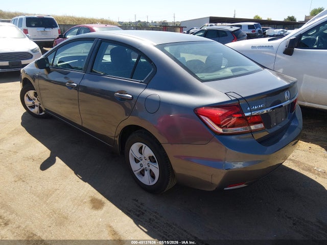 45137636 :رقم المزاد ، 19XFB2F56FE247901 vin ، 2015 Honda Civic Lx مزاد بيع