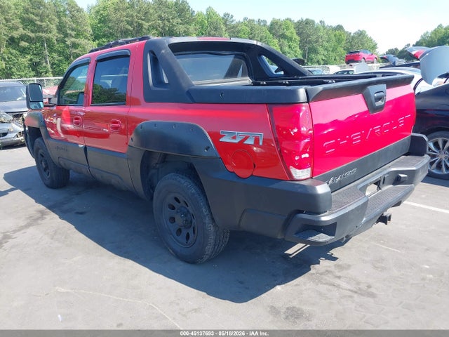 Aukcja sprzedaży 2002 Chevrolet Avalanche 1500, vin: 3GNEK13T82G195315, numer aukcji: 45137693