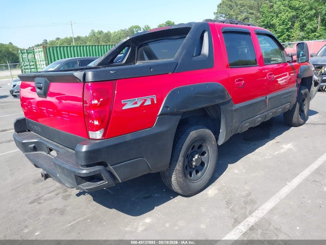 Aukcja sprzedaży 2002 Chevrolet Avalanche 1500, vin: 3GNEK13T82G195315, numer aukcji: 45137693