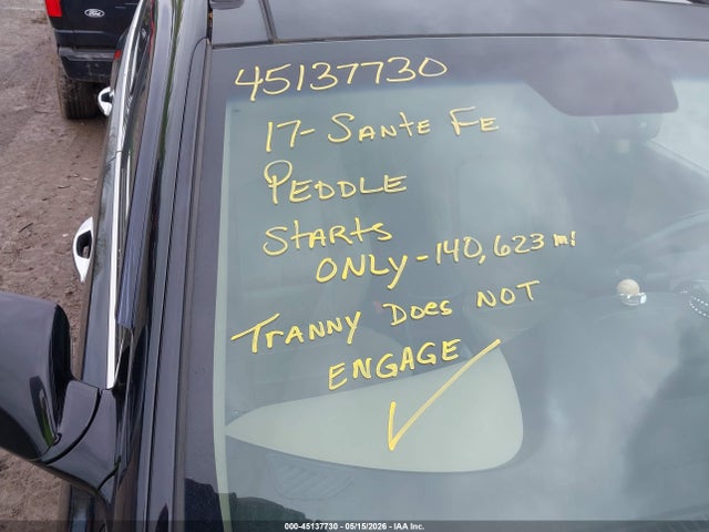 Aukcja sprzedaży 2017 Hyundai Santa Fe Sport 2.0t Ultimate, vin: 5XYZWDLA9HG468316, numer aukcji: 45137730