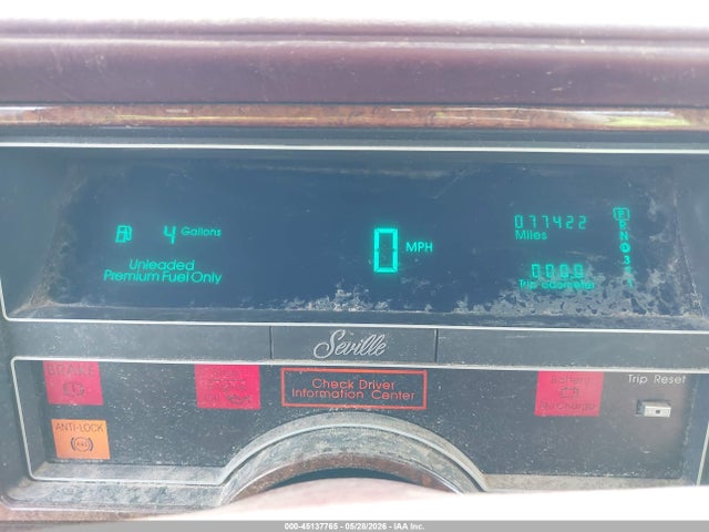Продажа на аукционе авто 1990 Cadillac Seville, vin: 1G6KS5336LU815731, номер лота: 45137765