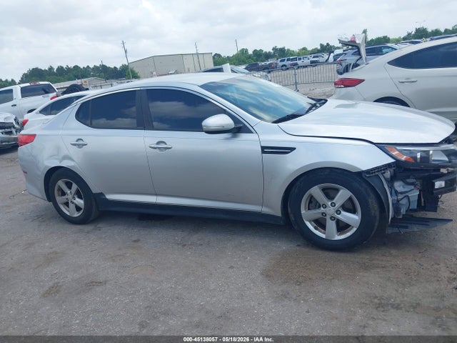 2014 Kia Optima Lx მანქანა იყიდება აუქციონზე, vin: KNAGM4A7XE5466256, აუქციონის ნომერი: 45138057