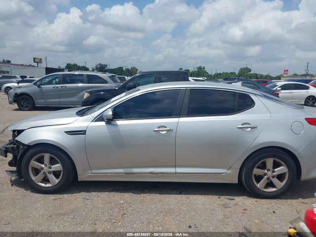 2014 Kia Optima Lx მანქანა იყიდება აუქციონზე, vin: KNAGM4A7XE5466256, აუქციონის ნომერი: 45138057