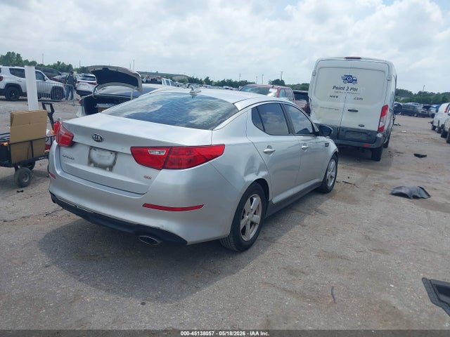 2014 Kia Optima Lx მანქანა იყიდება აუქციონზე, vin: KNAGM4A7XE5466256, აუქციონის ნომერი: 45138057