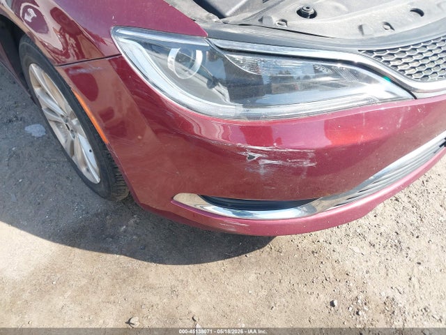 2016 Chrysler 200 Limited მანქანა იყიდება აუქციონზე, vin: 1C3CCCAB0GN122610, აუქციონის ნომერი: 45138071