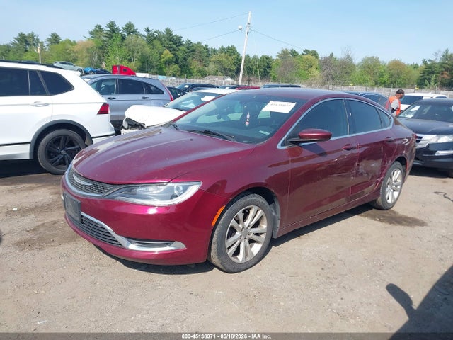 2016 Chrysler 200 Limited მანქანა იყიდება აუქციონზე, vin: 1C3CCCAB0GN122610, აუქციონის ნომერი: 45138071